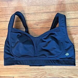 Lululemon Ta Ta Tamer Black Sports Bra 34C 34 C (1750)